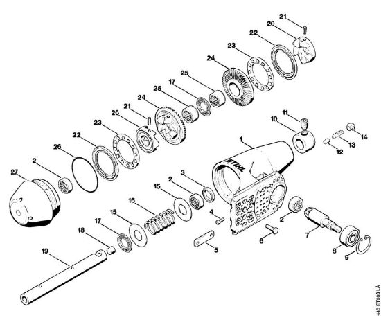 BT 310 cambio BT 310, BT 311 BT 310 brand Stihl